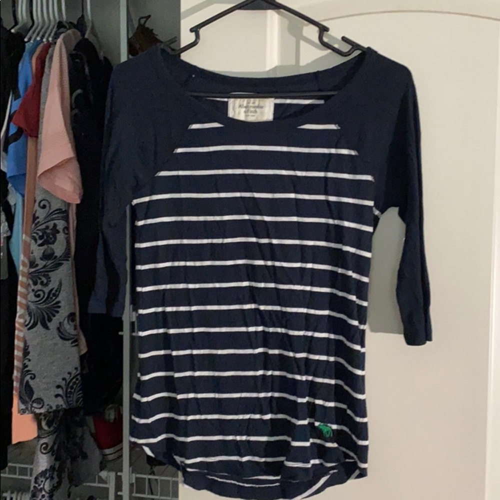 Abercrombie 3/4 sleeve shirt